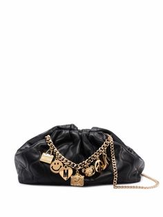 Moschino клатч с подвесками