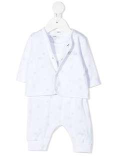 BOSS Kidswear пижама с монограммой