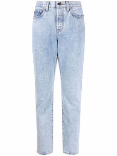 WARDROBE.NYC джинсы бойфренды с эффектом потертости