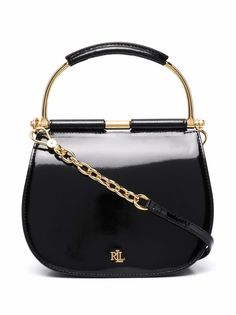 Lauren Ralph Lauren лакированная сумка-тоут Mason
