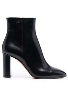 Santoni ботильоны на блочном каблуке