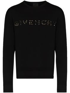 Givenchy шерстяной джемпер с логотипом