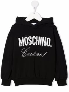 Moschino Kids худи с логотипом