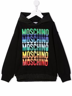 Moschino Kids худи с логотипом