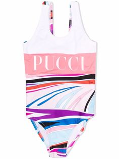 Emilio Pucci Junior купальник с логотипом