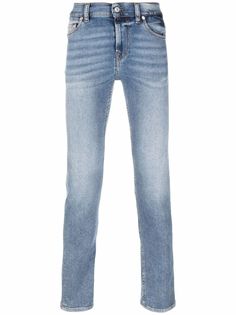 7 For All Mankind узкие джинсы средней посадки