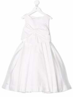 Miss Blumarine платье А-силуэта с объемным бантом