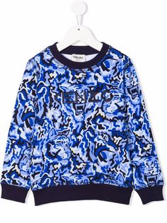 Kenzo Kids толстовка с принтом