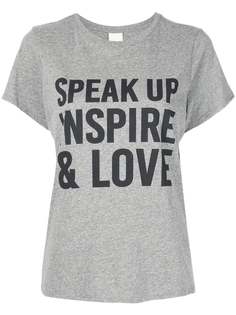 Cinq A Sept футболка Speak Up с круглым вырезом