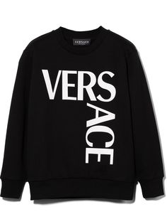 Versace Kids толстовка с логотипом