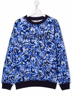 Kenzo Kids толстовка с принтом