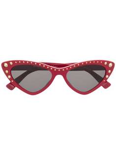 Moschino Eyewear солнцезащитные очки с заклепками