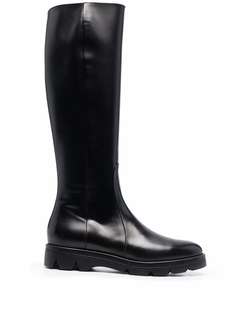 Santoni лакированные сапоги