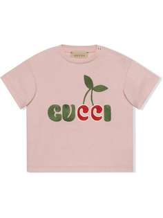 Gucci Kids футболка с принтом