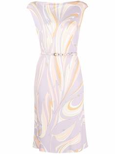 Emilio Pucci платье Marylin с принтом Vortici