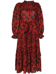 Ulla Johnson платье Winnifred с цветочным принтом
