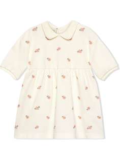 Gucci Kids платье с вышитым логотипом