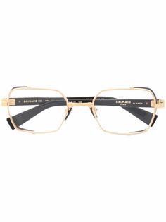 Balmain Eyewear солнцезащитные очки в овальной оправе