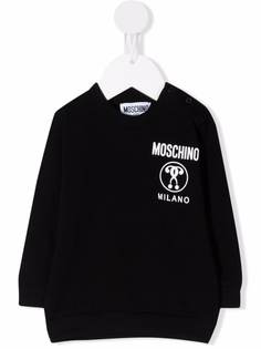 Moschino Kids толстовка с логотипом