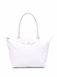 Longchamp сумка на плечо Le Pliage Green с тисненым логотипом