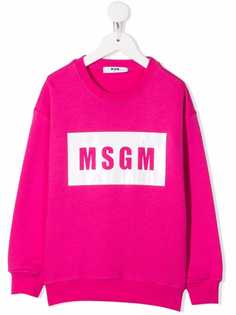 MSGM Kids толстовка с логотипом