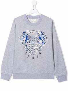 Kenzo Kids толстовка с вышивкой