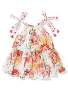 ZIMMERMANN Kids платье мини Mae с цветочным принтом