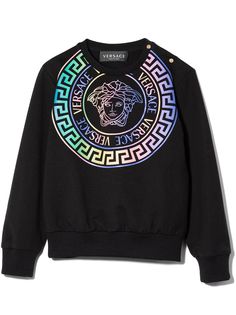 Versace Kids толстовка Holographic Medusa