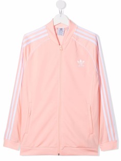 adidas Kids бомбер с вышитым логотипом