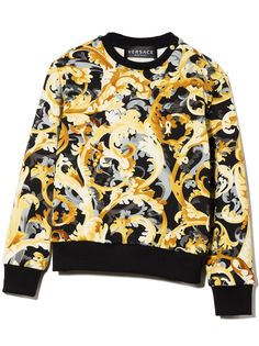 Versace Kids толстовка с узором