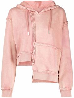 Diesel укороченное худи асимметричного кроя