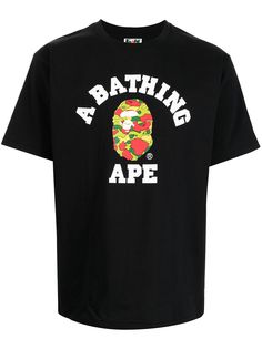 A BATHING APE® футболка с логотипом Bape
