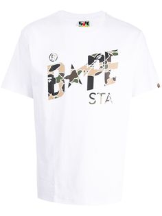 A BATHING APE® футболка с надписью Bape