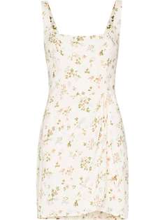 Reformation платье мини Hedy с цветочным принтом