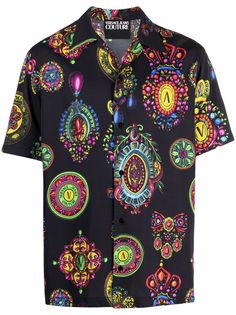 Versace Jeans Couture рубашка с короткими рукавами и принтом Regalia Baroque