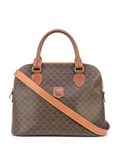 Céline Pre-Owned сумка с узором Macadam и нашивкой-логотипом