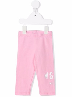 MSGM Kids легинсы с логотипом