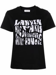 LANVIN футболка с логотипом