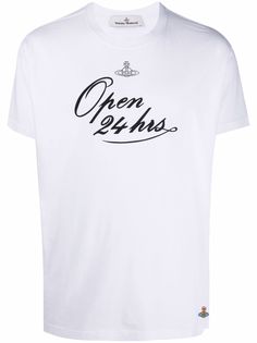 Vivienne Westwood футболка с принтом Open 24 Hours
