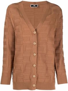 Elisabetta Franchi кардиган с геометричным узором