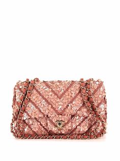 Chanel Pre-Owned сумка на плечо Timeless 2019-го года с пайетками