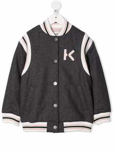 Kenzo Kids бомбер с вышивкой