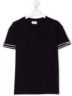 Fendi Kids футболка с логотипом