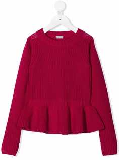 Il Gufo шерстяной джемпер с оборками