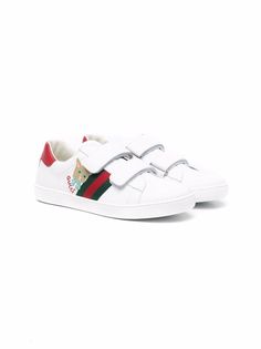 Gucci Kids кеды Ace с вышивкой