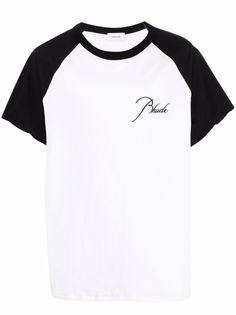 Rhude two-tone short-sleeved T-shirt