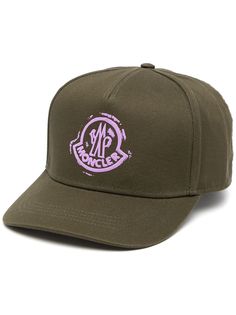 Moncler кепка с вышитым логотипом