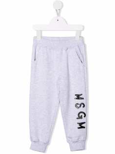 MSGM Kids спортивные брюки с логотипом