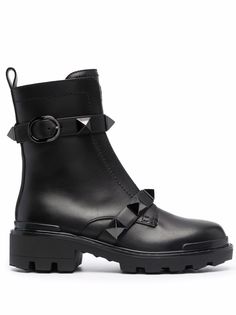 Valentino Garavani ботинки с декором Roman Stud