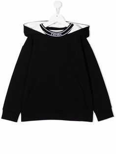 Fendi Kids худи с логотипом